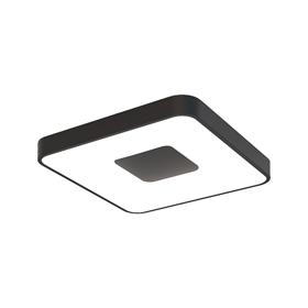 M7920  Coin 80W LED Square Ceiling Black